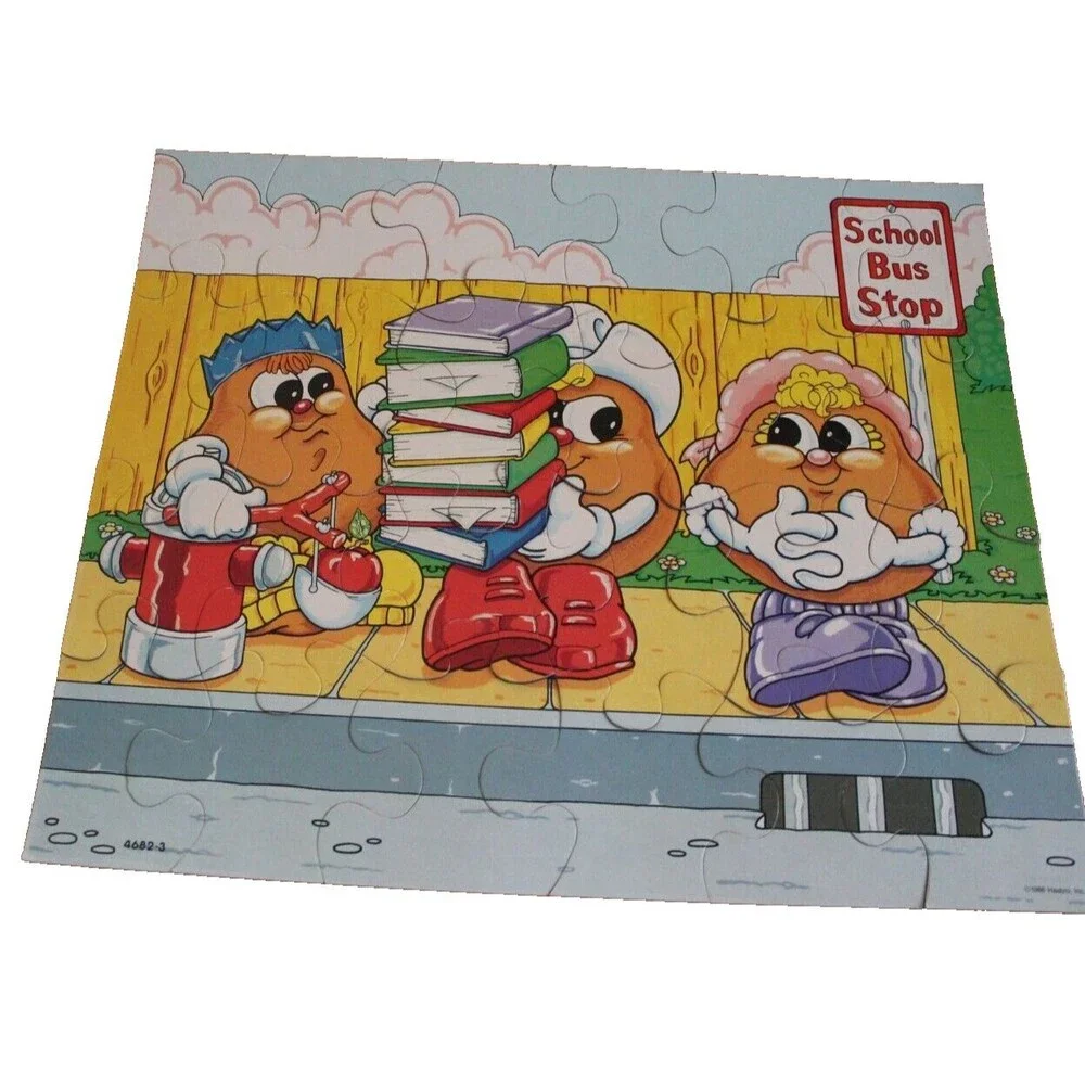 Vintage Milton Bradley 1986 Potato Head Kids 24Pc Puzzle w/Box* Complete